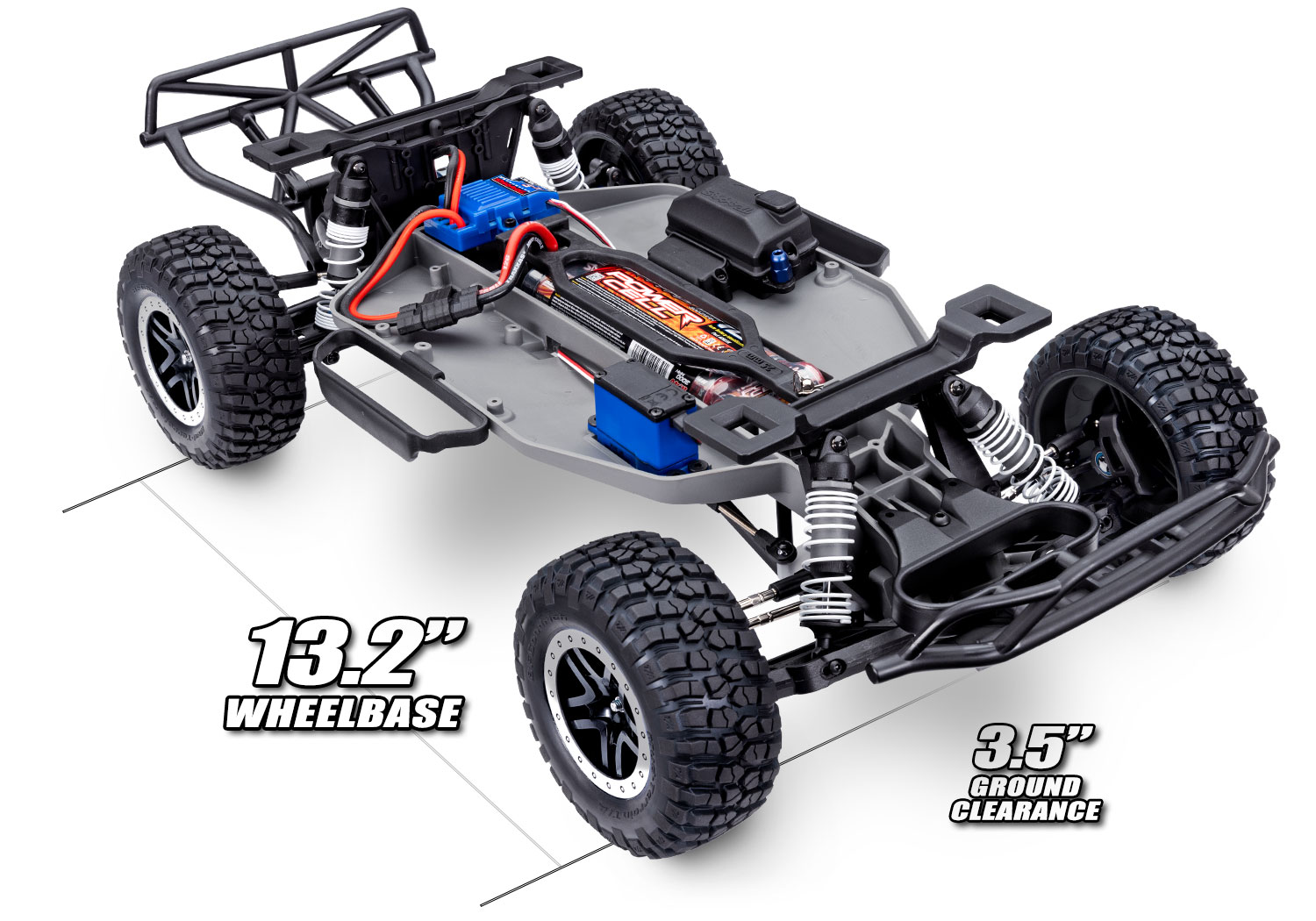 2wd XL5 Brushed Slash With Body Off